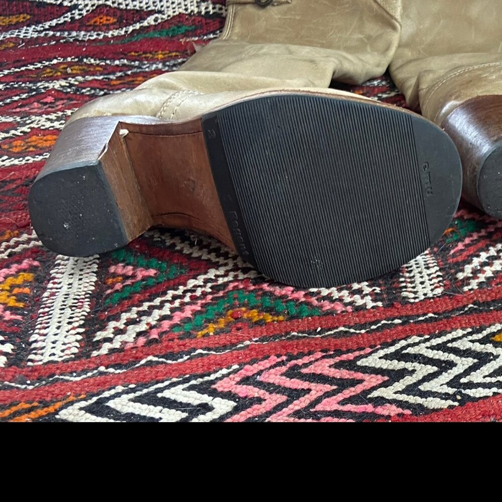 Frye Tan Heeled Boots - Picture 6 of 6